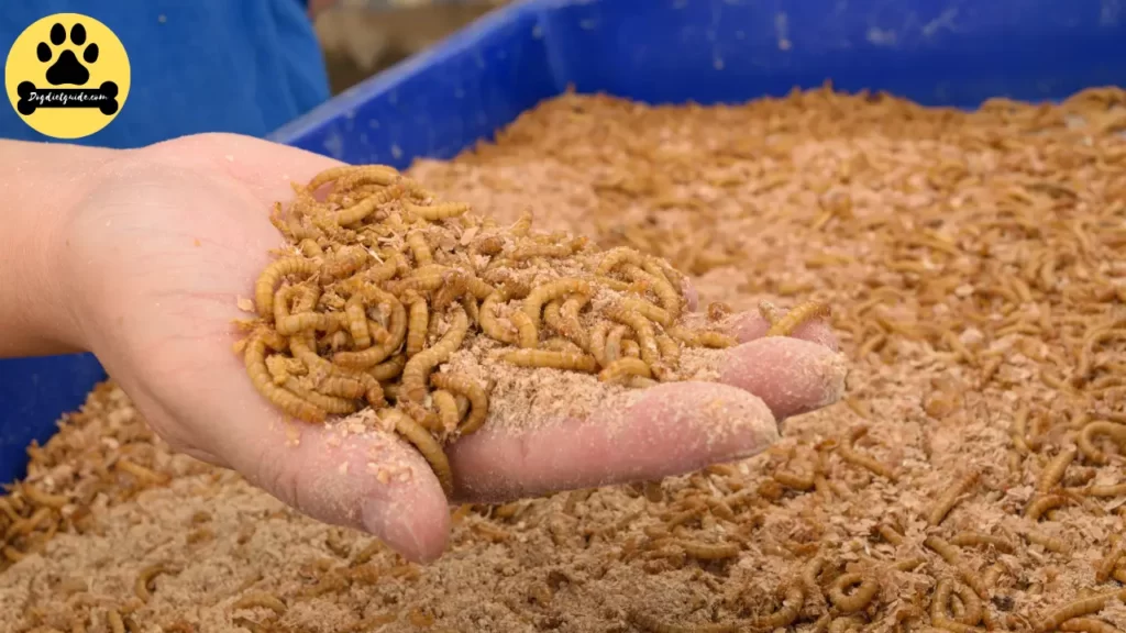 mealworms in dog food