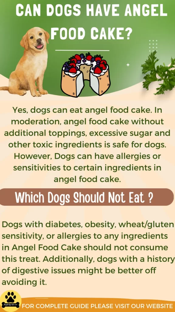 Can Dogs Have Angel Food Cake