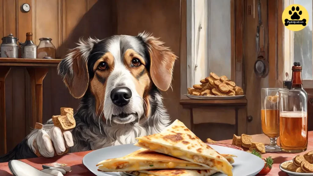 Quesadilla for dogs