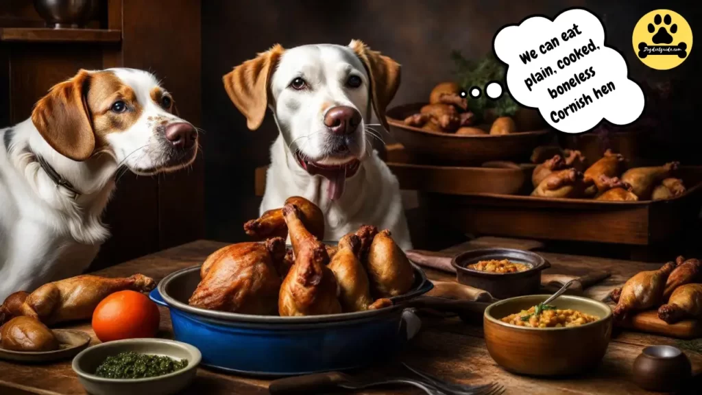 Can Dogs have Cornish Hens