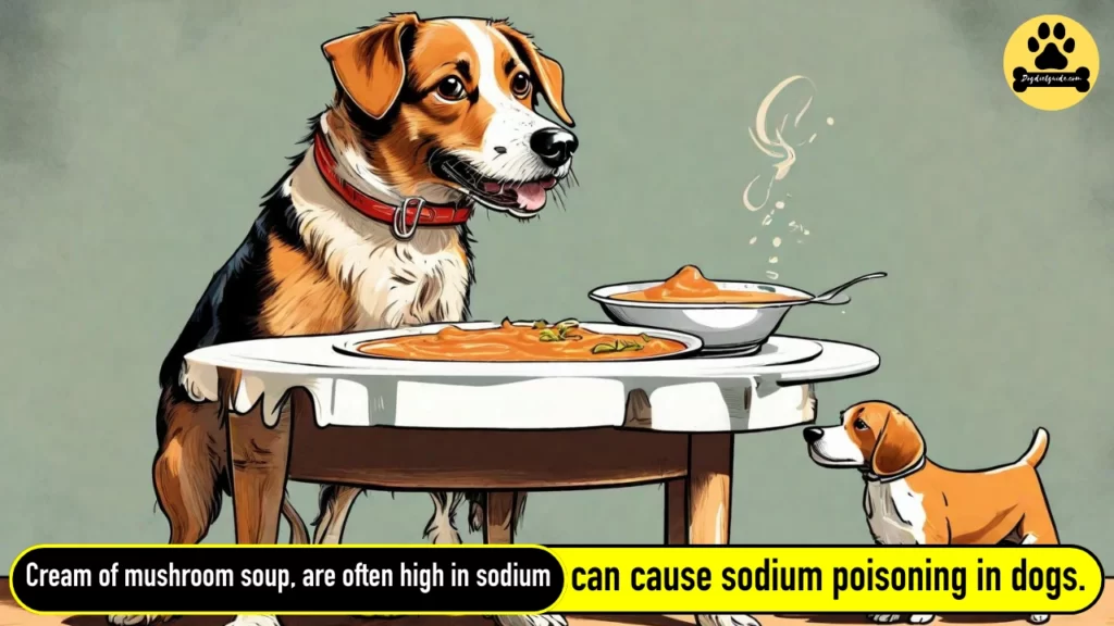 Cream of Mushroom Soup Health Risks For Dogs